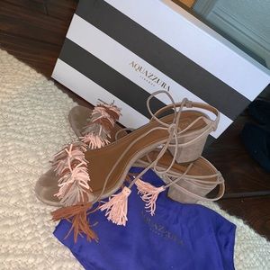 Aquazzura Wild Thing Nude Heels